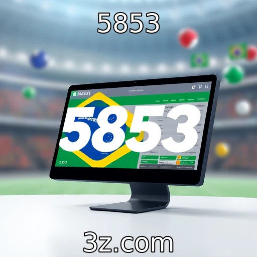 Crescimento acelerado de plataformas de apostas online no Brasil : 5853